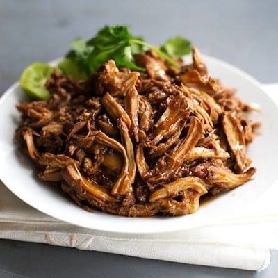 Honey Glazed Crockpot Chicken Adobo - simple pantry ingredients, hardly any hands-on time, 200 calories. | https://become-fit.today