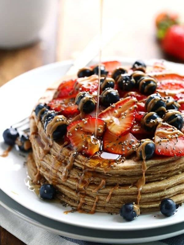 A picture of Cinnamon Whole Grain Power Pancakes